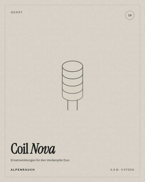 Coil Nova 0.6 Ohm, 5 Stück